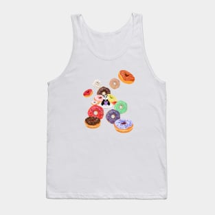 Panda & Donuts Tank Top